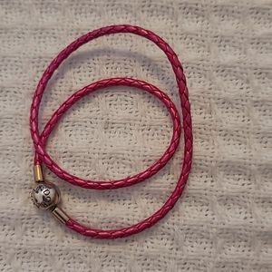 Pandora leather bracelet